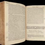 1574 Sleidan Four Empires 1st GREECE Persia Key of History Holy Roman Empire
