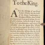 1668 Poems of Irish John Denham 1st ed Coopers Hill, Sophy & Destruction of Troy