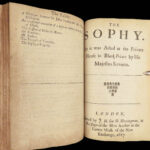 1668 Poems of Irish John Denham 1st ed Coopers Hill, Sophy & Destruction of Troy
