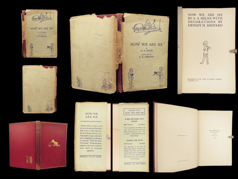 Image of 1927 Winnie the Pooh 1ed MILNE Now We Are Six Children’s Classic Shepard ART