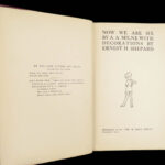 1927 Winnie the Pooh 1ed MILNE Now We Are Six Children’s Classic Shepard ART