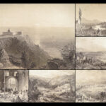 1838 Holy Land ART Syria & Turkey Arabic Ruins Damascus Constantinople Allom