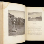 1886 1st ed Greely Explorations | Arctic Voyages Lady Franklin Bay Expedition Map 2v