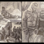 1886 1st ed Greely Explorations | Arctic Voyages Lady Franklin Bay Expedition Map 2v