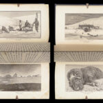 1886 1st ed Greely Explorations | Arctic Voyages Lady Franklin Bay Expedition Map 2v