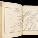 1886 1st ed Greely Explorations | Arctic Voyages Lady Franklin Bay Expedition Map 2v