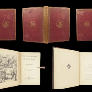 1870 Alice in Wonderland Lewis Carroll Tenniel Illustrated Fantasy Classic RARE