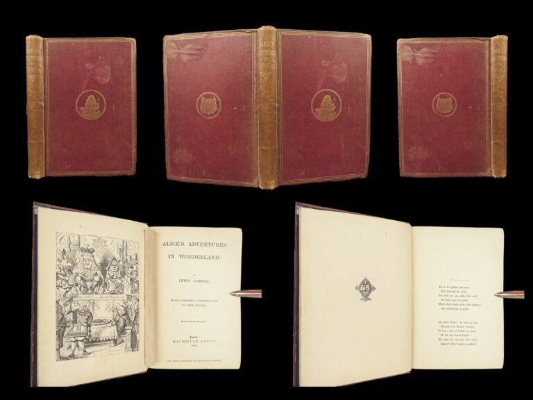 Image of 1870 Alice in Wonderland Lewis Carroll Tenniel Illustrated Fantasy Classic RARE