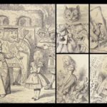 1870 Alice in Wonderland Lewis Carroll Tenniel Illustrated Fantasy Classic RARE