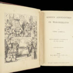 1870 Alice in Wonderland Lewis Carroll Tenniel Illustrated Fantasy Classic RARE