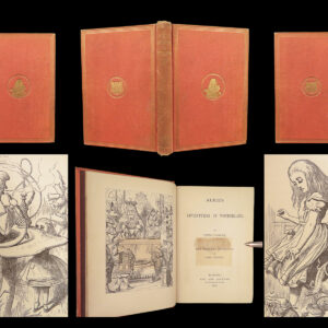 1870 Early Alice in Wonderland by Lewis Carroll w/ Tenniel Art