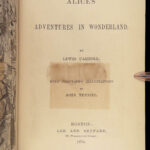 1870 Early Alice in Wonderland by Lewis Carroll w/ Tenniel Art