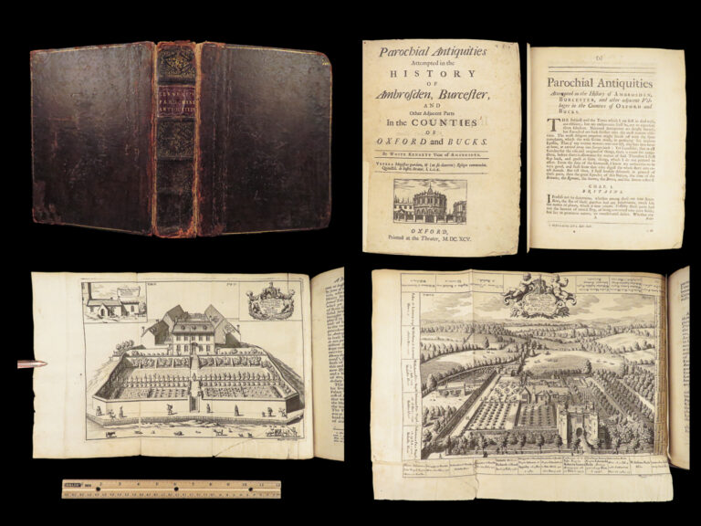Image of 1695 History of OXFORD 1st ed Ambrosden England Norman Conquest Kennett