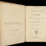 1860 John Erichsen Art of Surgery | USA Hospital Dept issue | Civil War Medicine