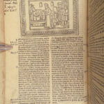 1551 Vulgate BIBLE | Biblia Sacra Jerome Commentary | Woodcuts & Fine Binding