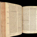 1551 Vulgate BIBLE | Biblia Sacra Jerome Commentary | Woodcuts & Fine Binding
