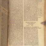 1551 Vulgate BIBLE | Biblia Sacra Jerome Commentary | Woodcuts & Fine Binding