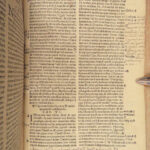 1551 Vulgate BIBLE | Biblia Sacra Jerome Commentary | Woodcuts & Fine Binding