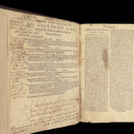 1551 Vulgate BIBLE | Biblia Sacra Jerome Commentary | Woodcuts & Fine Binding