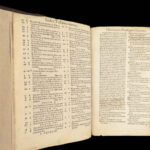 1551 Vulgate BIBLE | Biblia Sacra Jerome Commentary | Woodcuts & Fine Binding