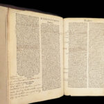 1551 Vulgate BIBLE | Biblia Sacra Jerome Commentary | Woodcuts & Fine Binding