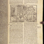1551 Vulgate BIBLE | Biblia Sacra Jerome Commentary | Woodcuts & Fine Binding