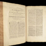1715 1st ed Works of Orthodox Saint Clement of Alexandria | Huge Oxford Folios