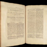 1715 1st ed Works of Orthodox Saint Clement of Alexandria | Huge Oxford Folios