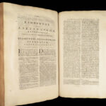 1715 1st ed Works of Orthodox Saint Clement of Alexandria | Huge Oxford Folios