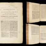 1715 1st ed Works of Orthodox Saint Clement of Alexandria | Huge Oxford Folios