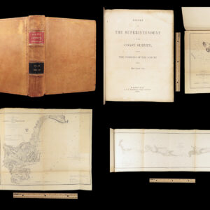 1855 US Coastguard Reports | 1st ed Navigation Surveys | Lighthouses 50+ MAPS