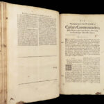 1677 Julius Caesar War Commentaries in Edmonds ENGLISH | Woodcut Battle Scenes