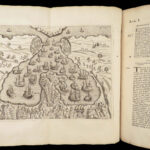 1677 Julius Caesar War Commentaries in Edmonds ENGLISH | Woodcut Battle Scenes