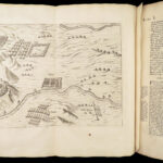 1677 Julius Caesar War Commentaries in Edmonds ENGLISH | Woodcut Battle Scenes