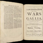 1677 Julius Caesar War Commentaries in Edmonds ENGLISH | Woodcut Battle Scenes