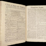 1760 Book of Common Prayer | Anglican Baskett Psalms of David HUGE FOLIO