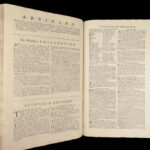 1760 Book of Common Prayer | Anglican Baskett Psalms of David HUGE FOLIO