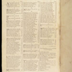 1760 Book of Common Prayer | Anglican Baskett Psalms of David HUGE FOLIO