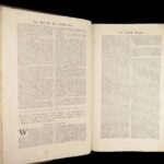 1760 Book of Common Prayer | Anglican Baskett Psalms of David HUGE FOLIO