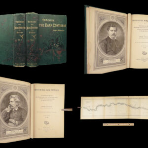 1878 Through the Dark Continent by Henry Stanley | 1st ed Africa Livingstone