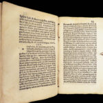 1536 De Remediis by Petrarch | Philosophy Humanism Dialogues Venice Latin