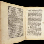 1536 De Remediis by Petrarch | Philosophy Humanism Dialogues Venice Latin