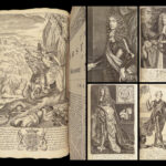 1679 Display of HERALDRY Guillim + 1677 1st ed Logan Analogia Honorum Engravings