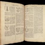 1679 Display of HERALDRY Guillim + 1677 1st ed Logan Analogia Honorum Engravings