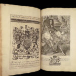 1679 Display of HERALDRY Guillim + 1677 1st ed Logan Analogia Honorum Engravings