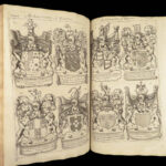 1679 Display of HERALDRY Guillim + 1677 1st ed Logan Analogia Honorum Engravings