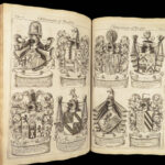 1679 Display of HERALDRY Guillim + 1677 1st ed Logan Analogia Honorum Engravings