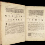 1679 Display of HERALDRY Guillim + 1677 1st ed Logan Analogia Honorum Engravings