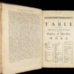 1679 Display of HERALDRY Guillim + 1677 1st ed Logan Analogia Honorum Engravings