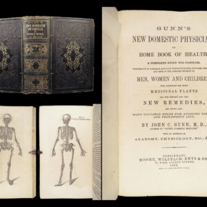 1862 Domestic Physician by John Gunn | Medicine for Poor Herbal Homeopathy